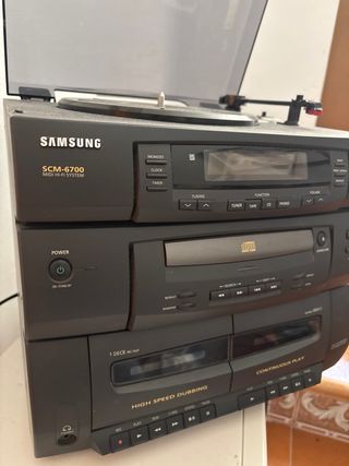 Equipo de música Samsung SCM-6700