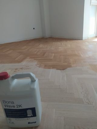 Parquet antiguo para renovación