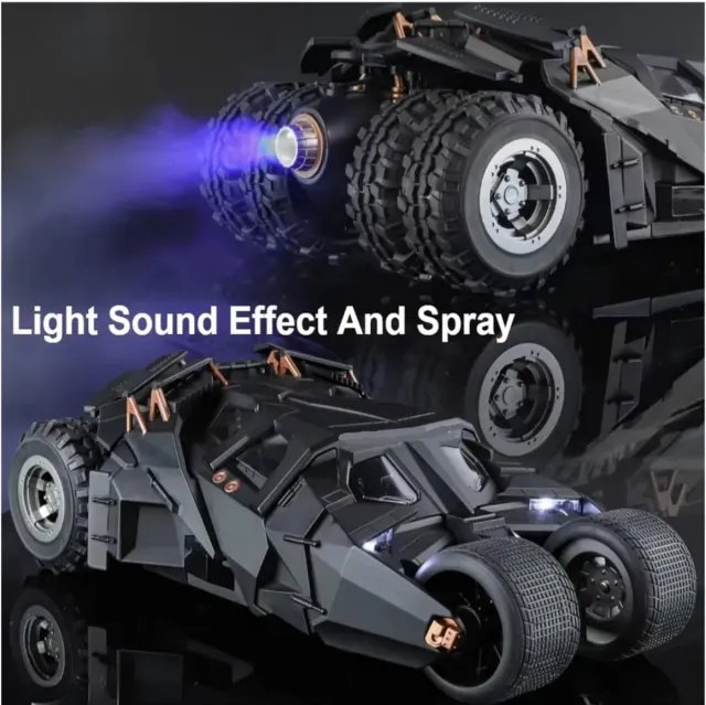 Batmóvil Metal con Sonido y Luz