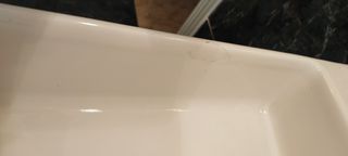 Lavabo 100cm cerámica con grifo (pequeña rotura)