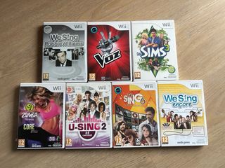 Juegos Nintendo Wii a 7€, lote 30 juegos por 200€