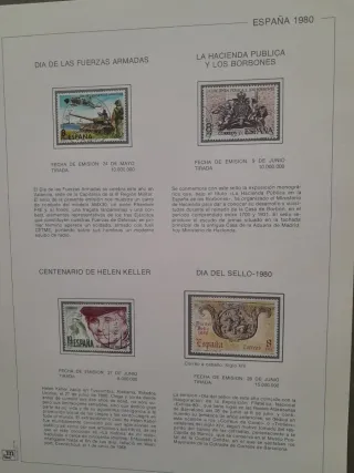 Sellos España 1980 Completo