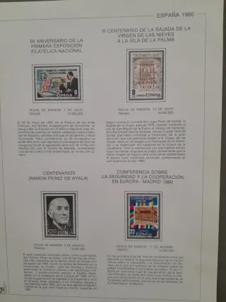 Sellos España 1980 Completo