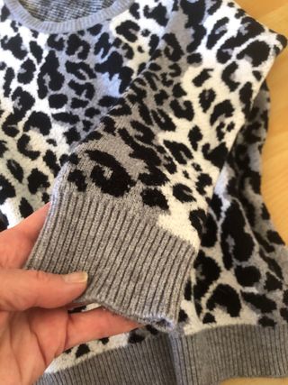 Jersey Invierno Leopardo gris M/ L