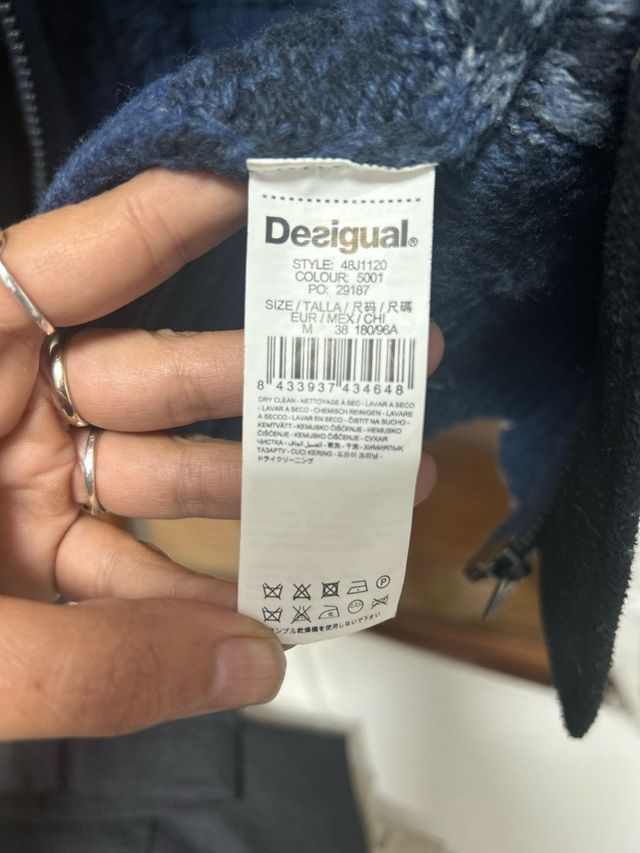 Cárdigan Desigual con Toggles Estampado