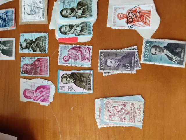 Lote Sellos Usados Personajes históricos.