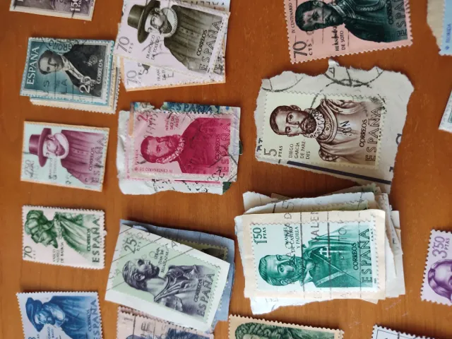 Lote Sellos Usados Personajes históricos.