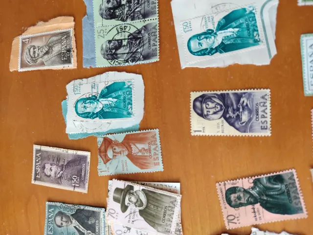 Lote Sellos Usados Personajes históricos.