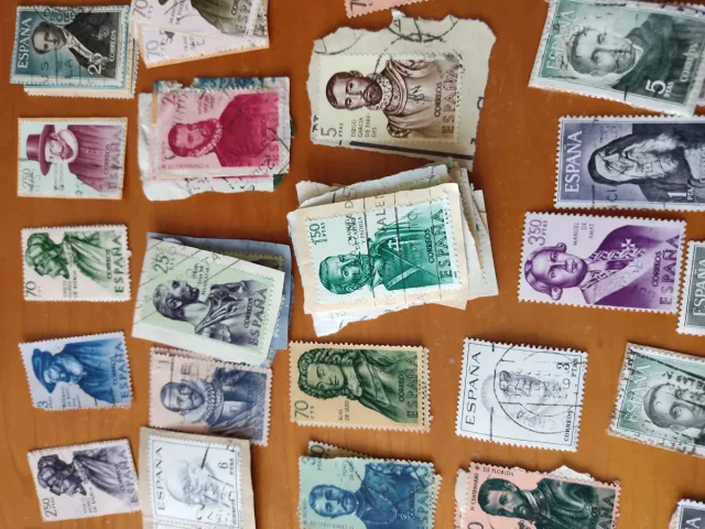 Lote Sellos Usados Personajes históricos.