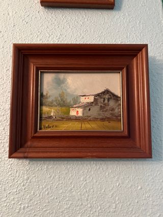 Lote de 3 cuadros antiguos