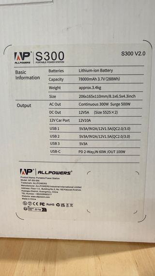 Estación de energía portátil ALLPOWERS