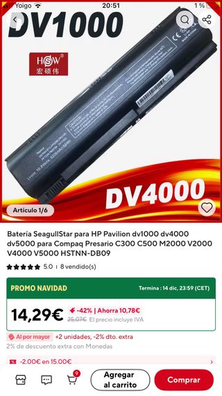 Hp Compaq presario C500