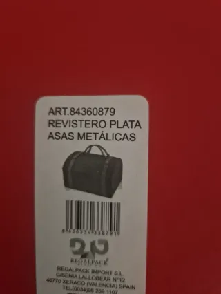 Maleta Roja Estilo Barril