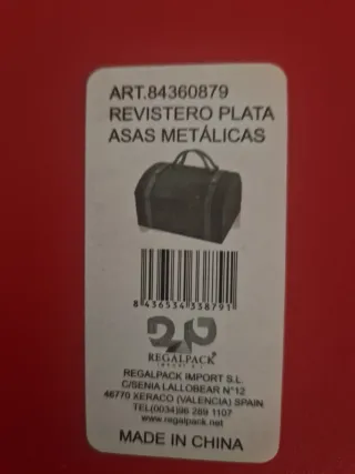 Maleta Roja Estilo Barril