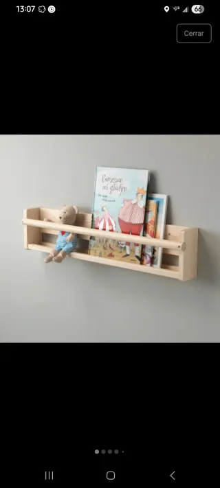 Estantería Organizador FLISAT IKEA Madera