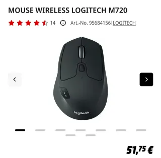 Mouse Wireless Logitech M720