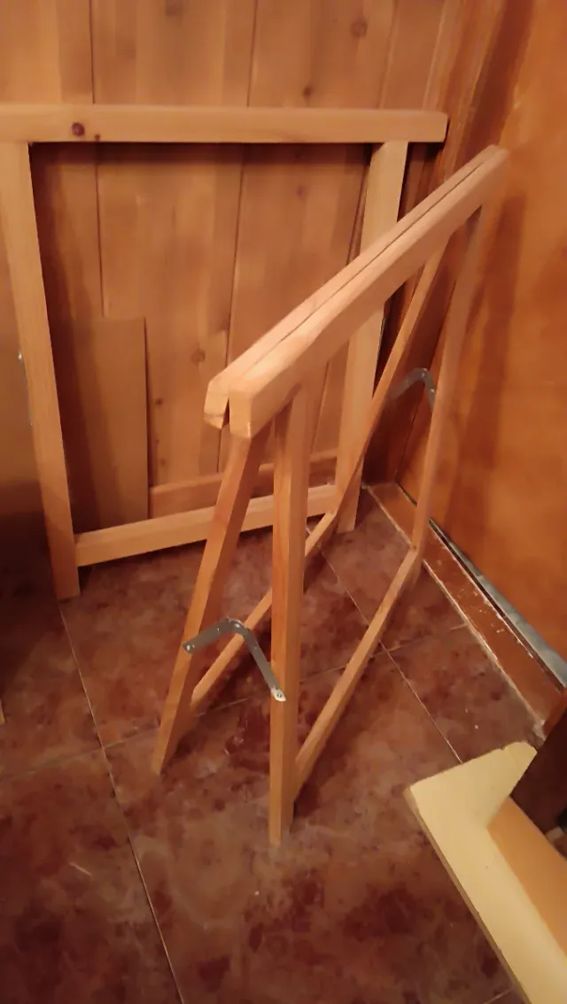 Caballetes de madera