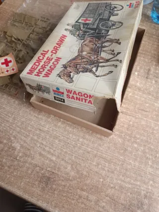 Maqueta Carruaje Médico ESCI 1/35