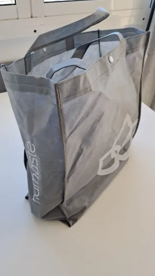 Bolso bandolera gris Namaste