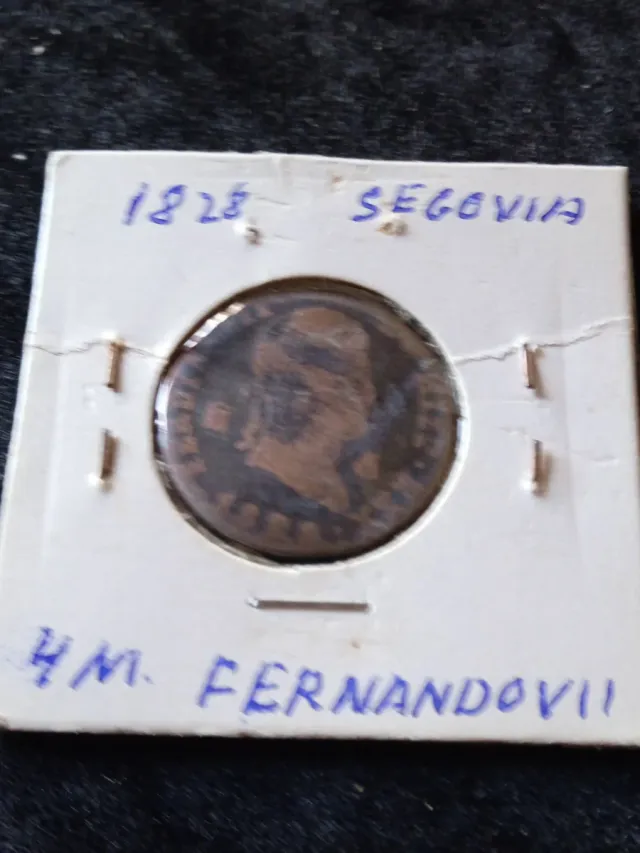 4 maravedís 1828 Fernando VII Segovia