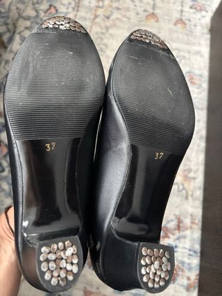 Zapatos Flamenco Ensayo Negros