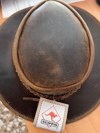 Sombrero Piel Scippis Irving Marrón XL