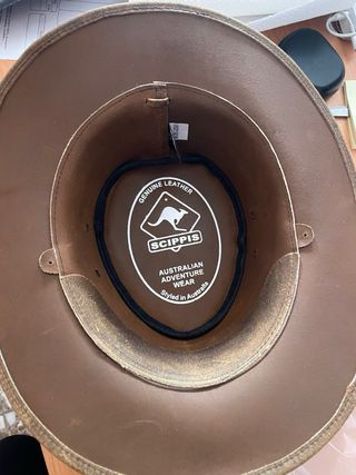 Sombrero Piel Scippis Irving Marrón XL