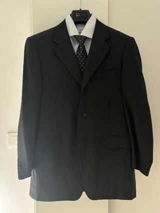 Traje Canali T.50 Negro, muy buen estado