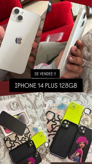 iPhone 14 Plus 128GB + Fundas
