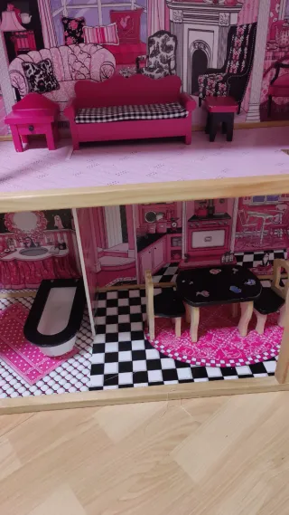 Casa de muñecas KidKraft rosa