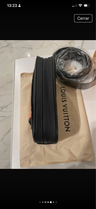 Riñonera Louis Vuitton x Virgil Abloh Negra