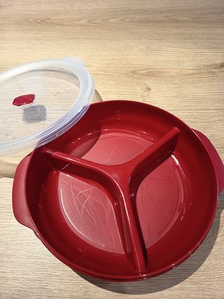 Contenitore per microonde a 3 sezioni