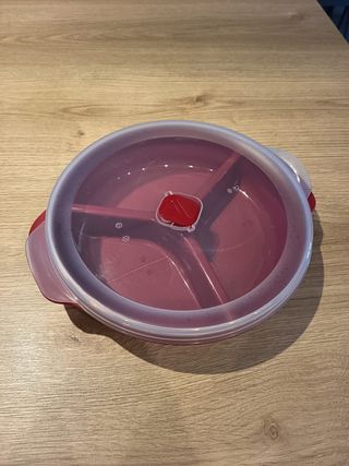 Contenitore per microonde a 3 sezioni