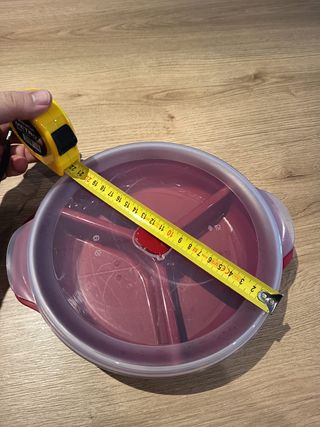 Contenitore per microonde a 3 sezioni