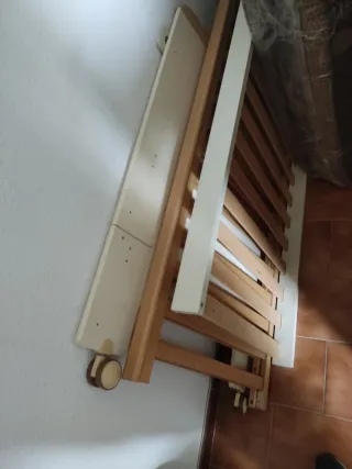 Cuna de bebé con estrella