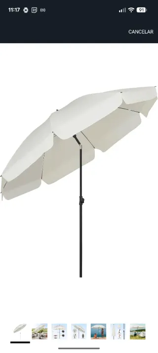 Sombrilla de jardín y terraza