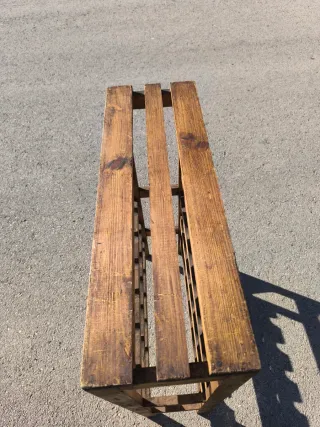 Botellero de madera