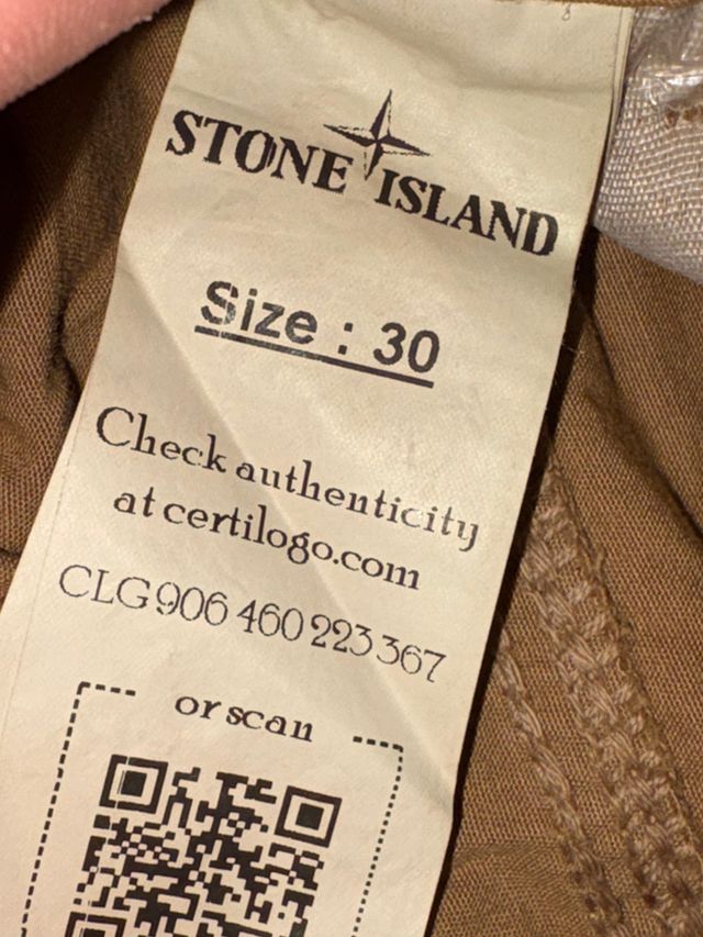 Pantalones Cargo Stone Island Verde Oliva