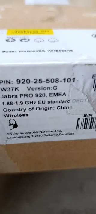 Cuffie Jabra Pro 920 DECT Mono