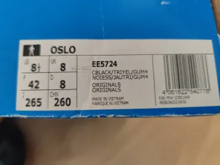 Adidas Oslo Talla 42 Negro/Amarillo