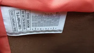 Bolso Carhartt Negro y Marrón