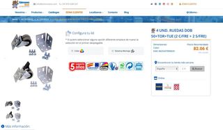 Estantería Simonrack con ruedas