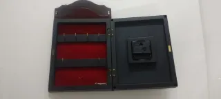 Reloj de pared porta llaves