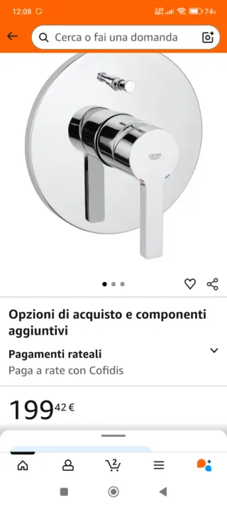 Miscelatore Grohe Lineare 19297000