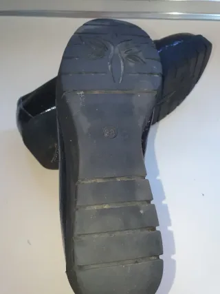 Zapatos negros mujer hebilla