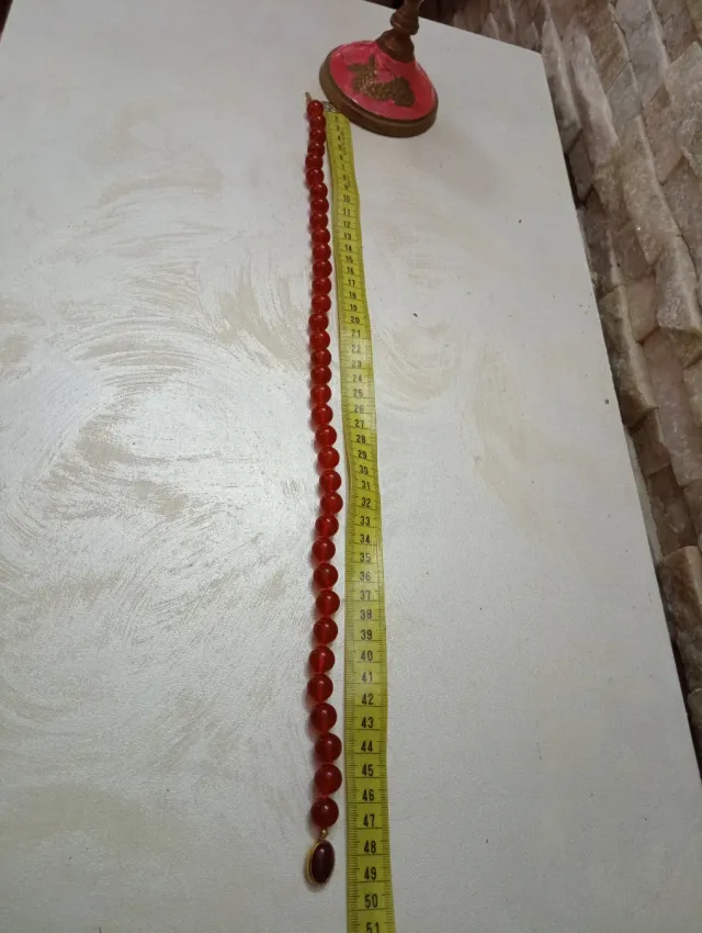 Collana girocollo in vetro vintage