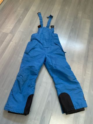 Mono de nieve azul para niño