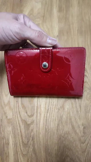 Cartera Louis Vuitton Roja Charol
