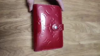 Cartera Louis Vuitton Roja Charol