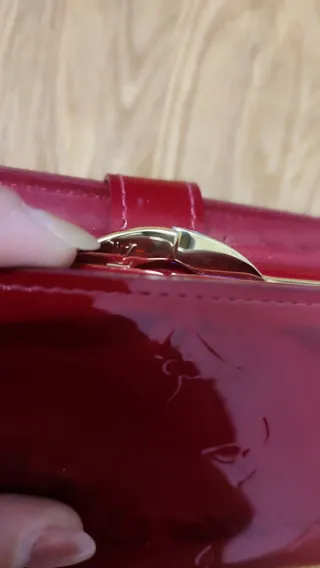 Cartera Louis Vuitton Roja Charol